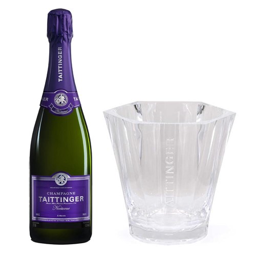Taittinger Nocturne NV Champagne, 75cl And Branded Ice Bucket Set